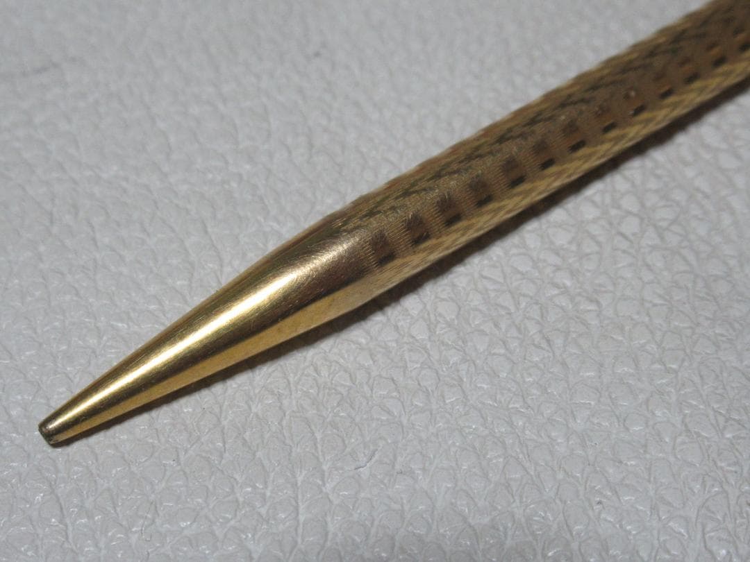 ◆美品 極希少 1920年頃◆金張り 早川式繰出鉛筆/シャープペン 金張り鎖付き