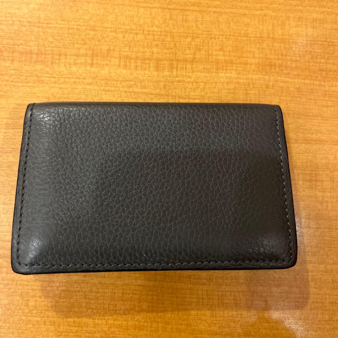 LOEWE 黒 レザー 三つ折り財布