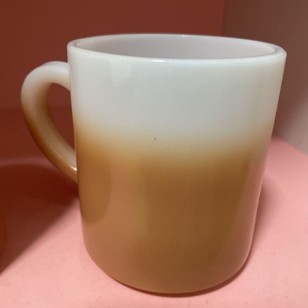 ヘーゼルアトラス　マグ　茶色セット