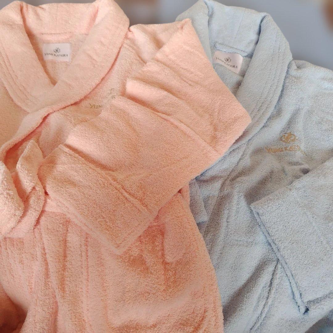 YUMI KATSURA＊ タオル地バスローブ2枚セット